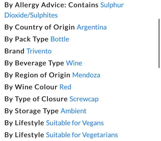 Trivento Reserve Malbec Red Wine 75cl