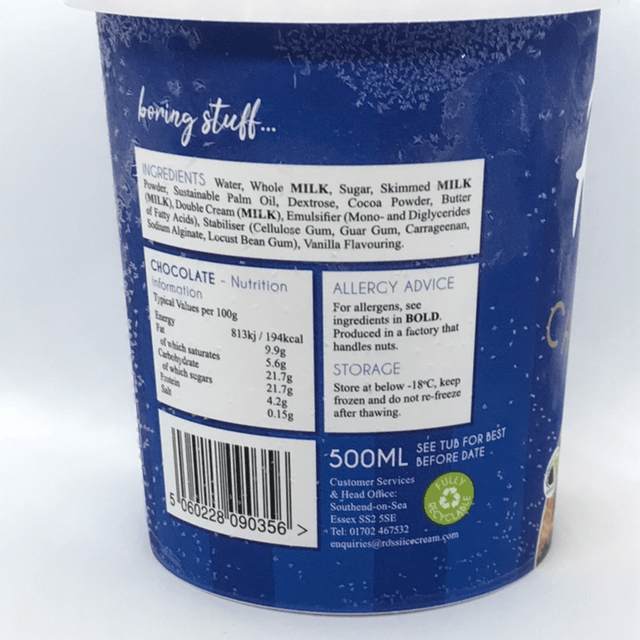 Rossi chocolate 500ml