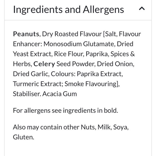 Nuts, KP Dry Roasted Peanuts 65g