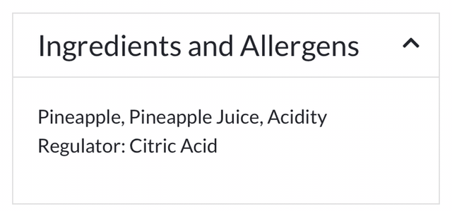 Pineapple, Princes Pineapple Slices in Juice 432g