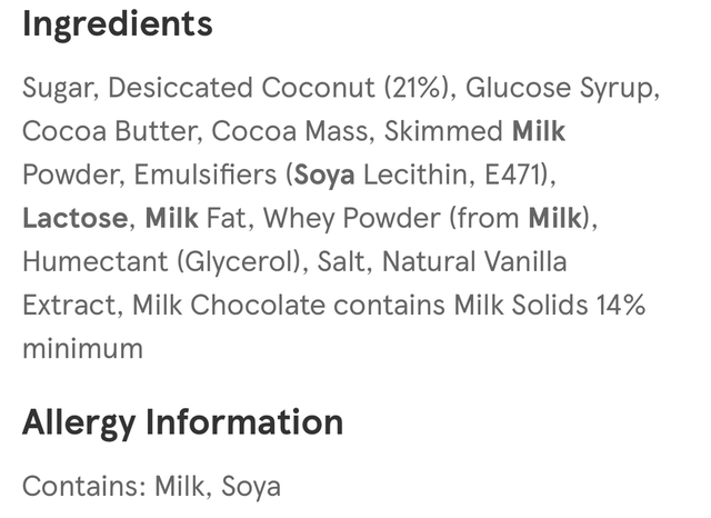 Bounty Coconut Mlk Choc 57g