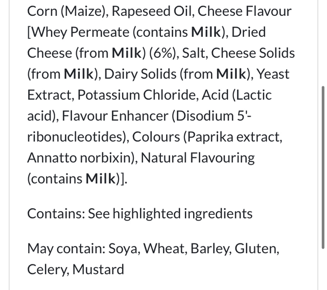 Walkers Wotsits Cheese Snacks 60g