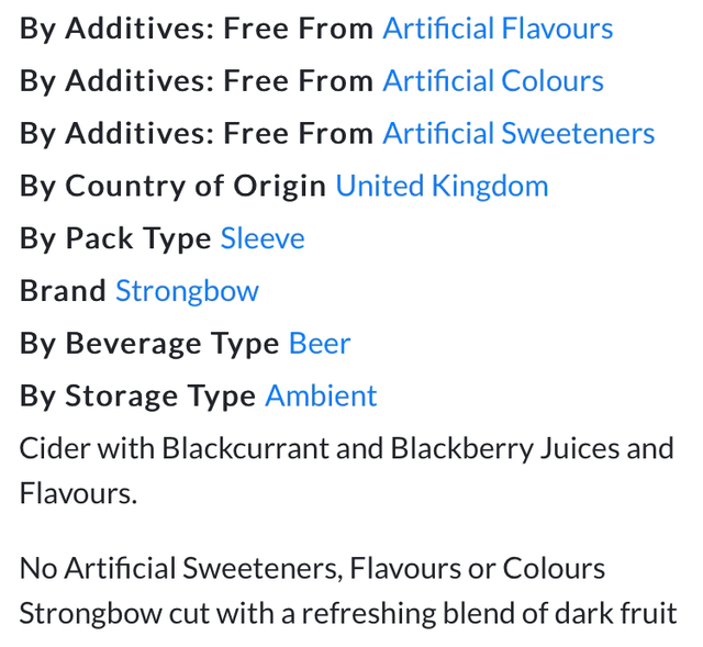 Strongbow Dark Fruit Cider 4x440ml