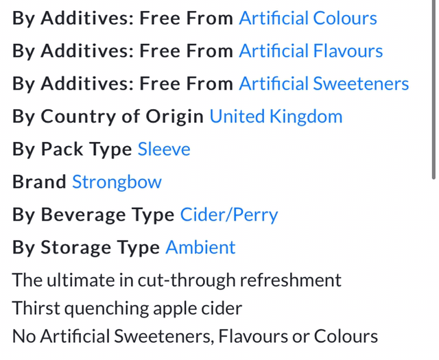 Strongbow Original Cider 4 x 440ml