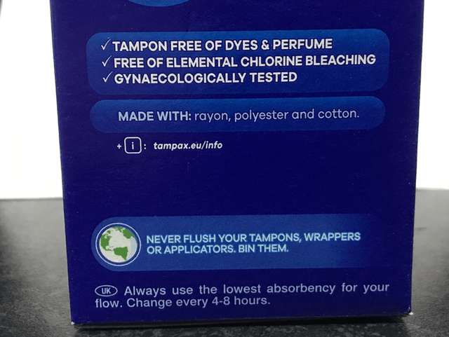 Tampax Compak Super Plus Tampons With Applicator x18