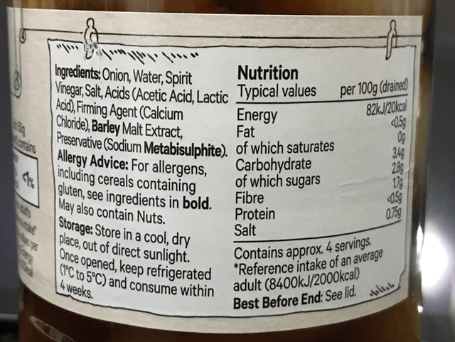Jack's Pickled Onions 440g 