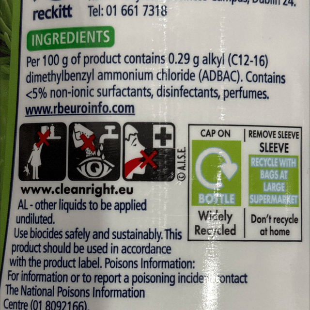 Toilet cleaner, Harpic Active Fresh Pine 750ml