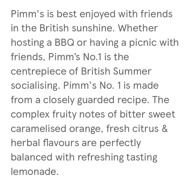 Pimms 1L