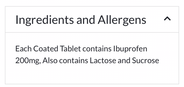Galpharm Ibuprofen 200mg Caplets 16 Caplets MAX 1 PER CUSTOMER 