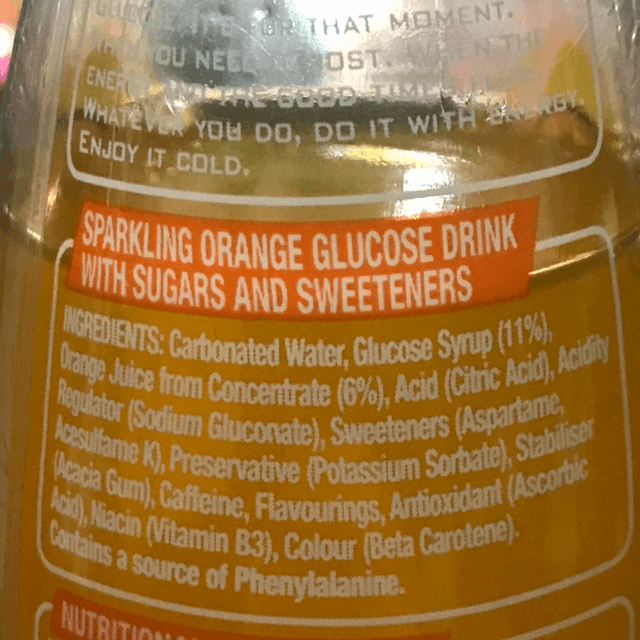Lucozade Energy Drink Orange 500ml