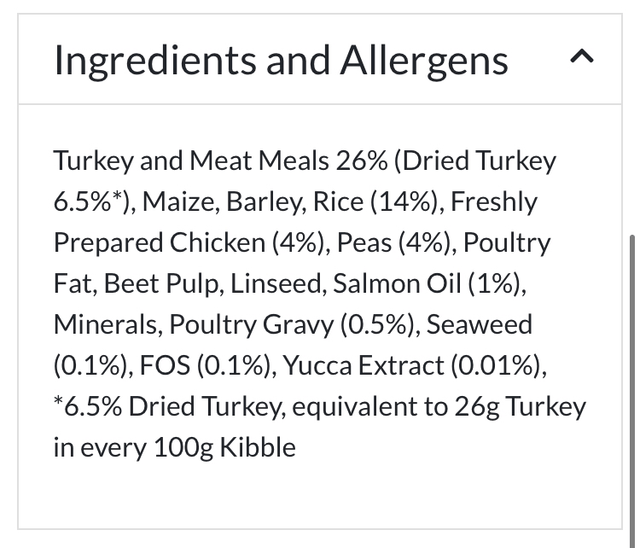Harringtons Adult Rich in Turkey with Veg 1kg