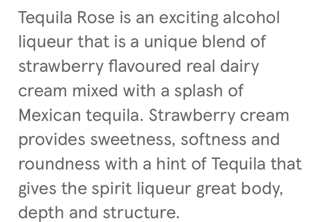 Tequila Rose 70cl