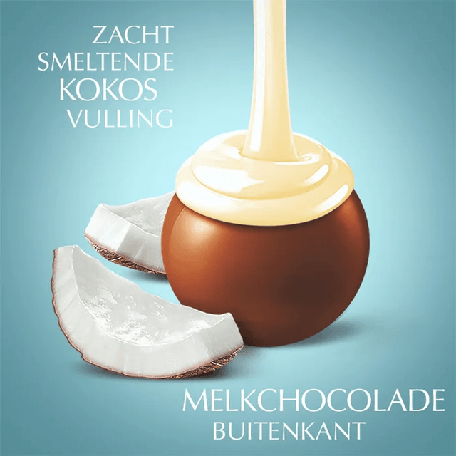 Lindt LINDOR Milk Coconut Chocolate Truffles Box 200g