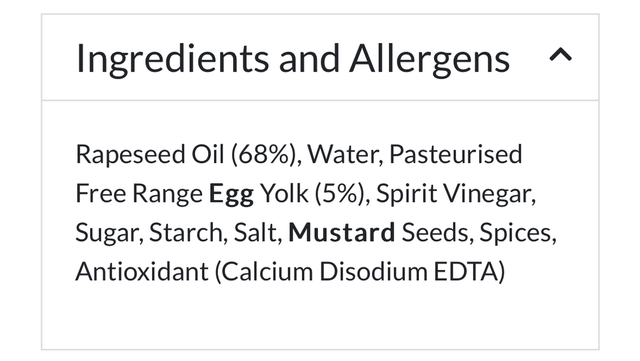 Mayonnaise, Heinz Mayonnaise 395g