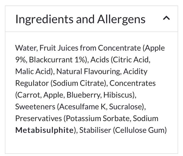 ROBINSONS Apple & Blackcurrant 750ml