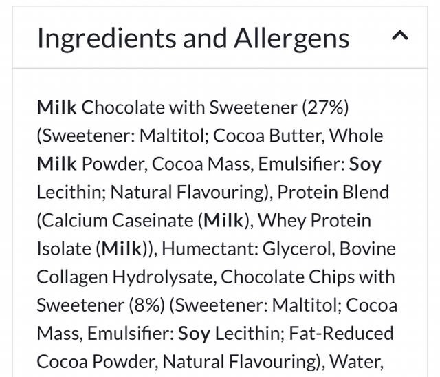 Protein bar, Grenade Chocolate Chip Salted Caramel Flavour 60g