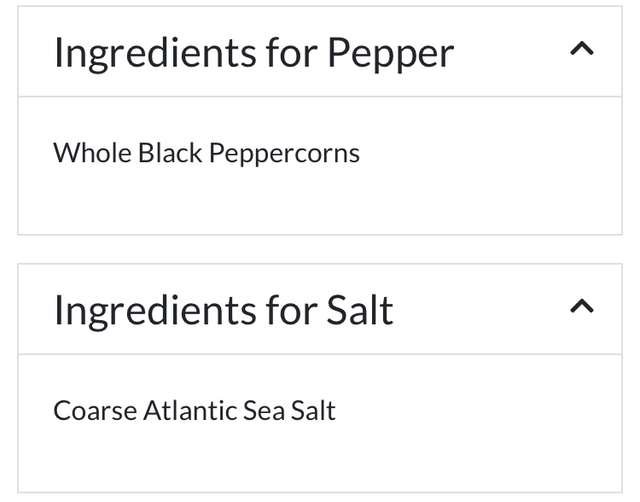 Cape Foods Salt & Pepper Grinders Twin Pack