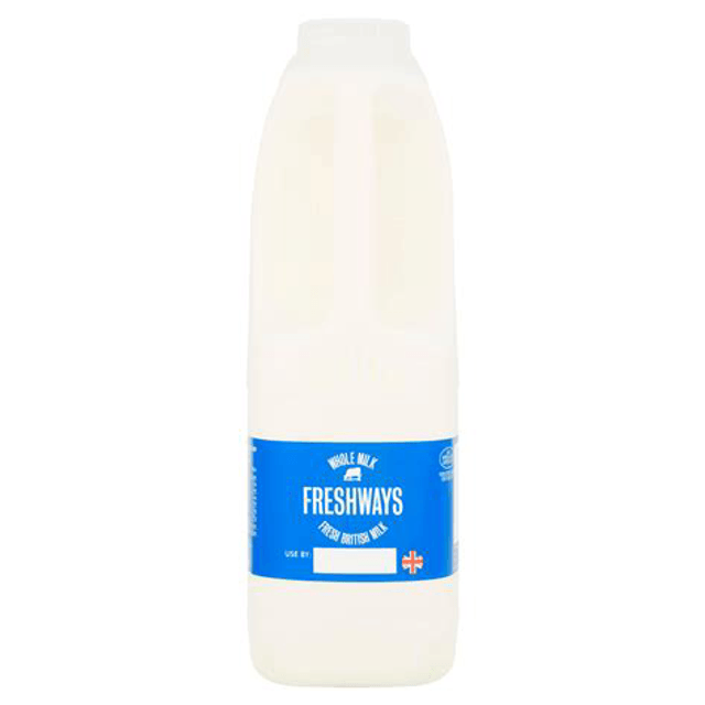 1L whole milk, Freshways 