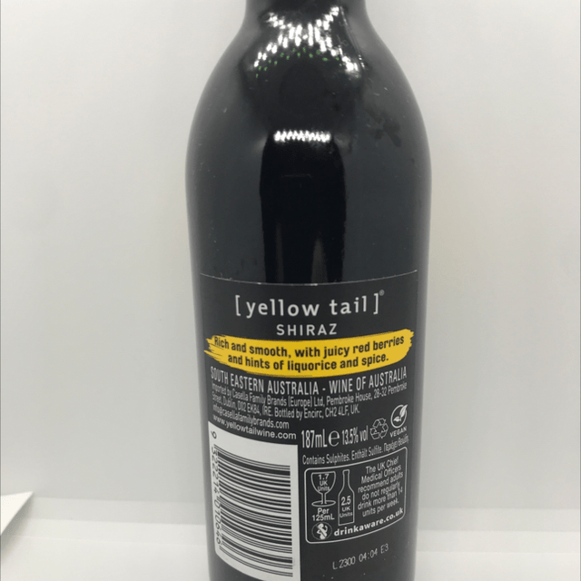 Yellow Tail Shiraz 18.7Cl