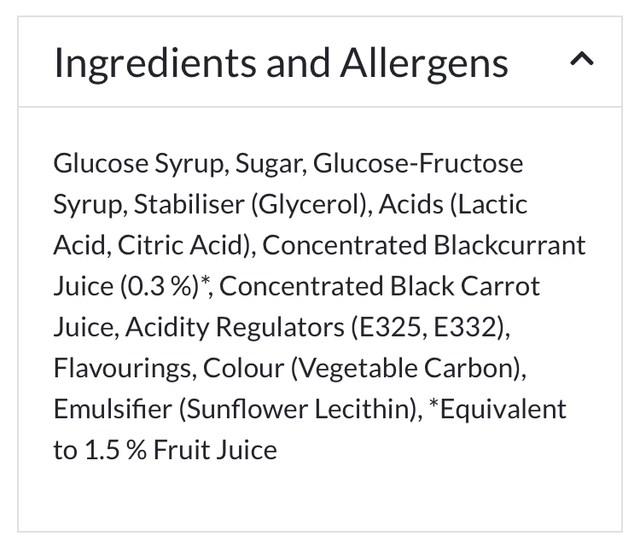 Halls Soothers Blackcurrant Juice Sweets 45g
