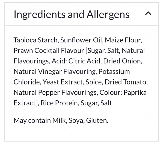 Skips Prawn Cocktail Flavour 45g
