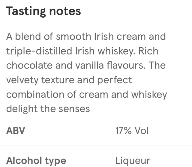 Baileys Original Irish Cream Liqueur 1L
