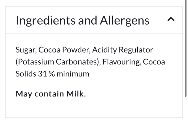 Cadbury Hot Chocolate 250g