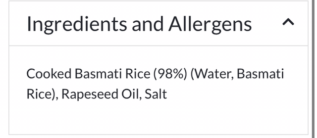 Rice, Jack's Microwaveable Basmati Rice 250g 