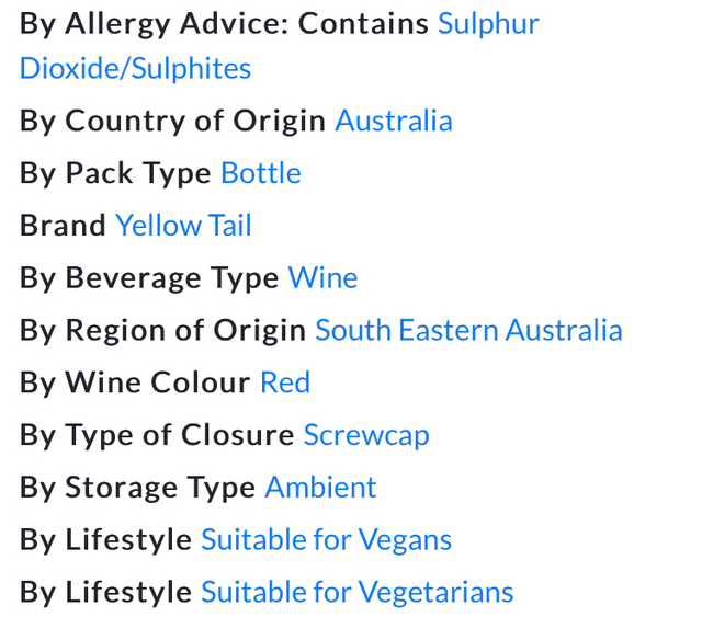 Yellow Tail Cabernet Sauvignon 750ml