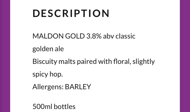 Maldon Gold 500ml
