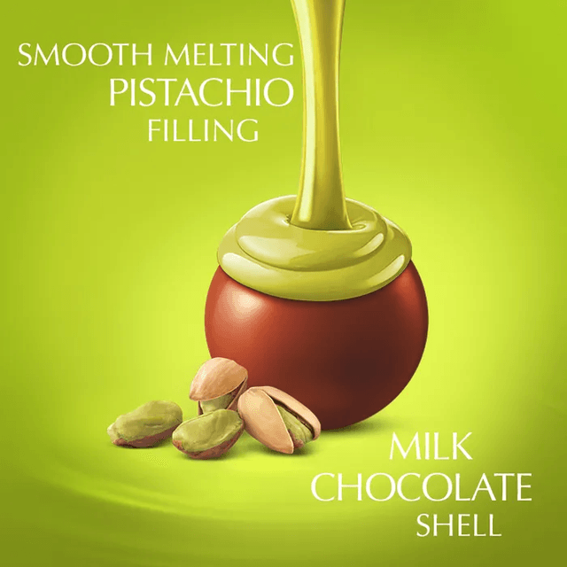 Lindt LINDOR Pistachio Milk Chocolate Truffles 200g