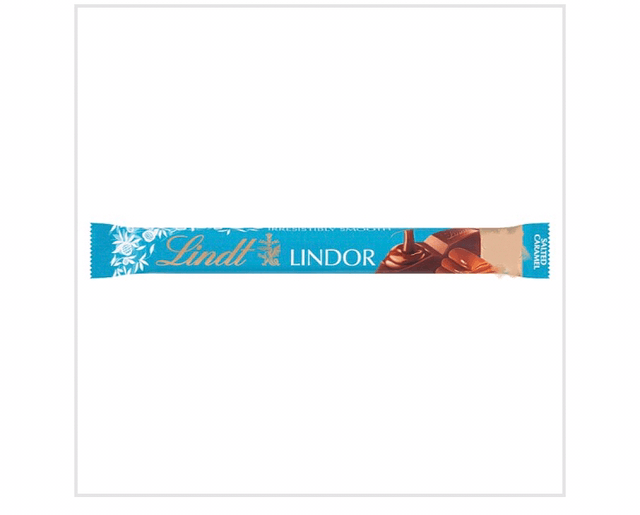 Lindt Lindor Salted Caramel Milk Chocolate Bar 38g 