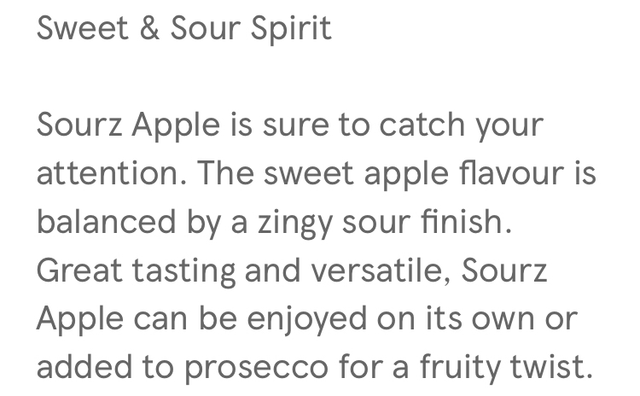 Apple Sourz 70cl