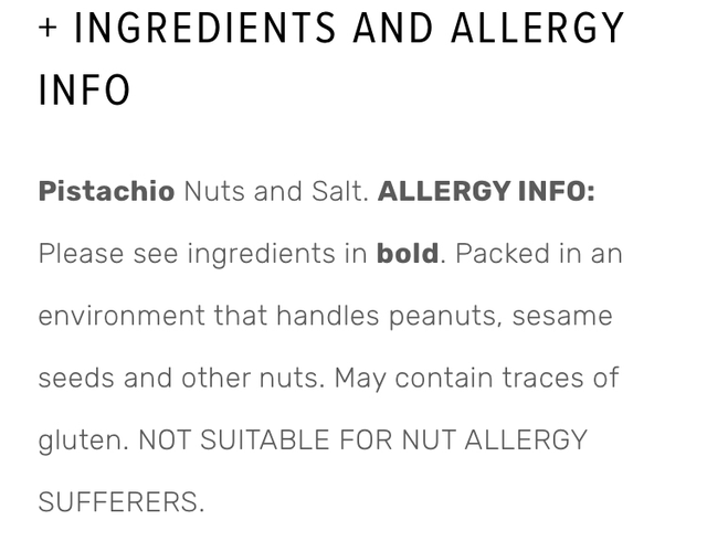 Nuts, ROASTED & SALTED PISTACHIO NUTS 50g