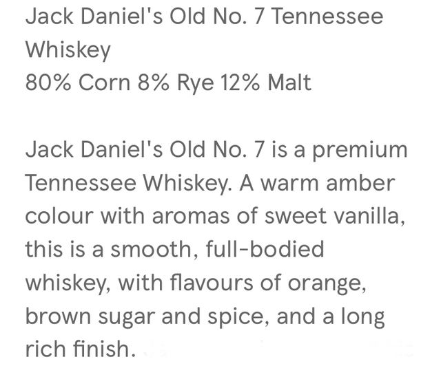 Jack Daniels 70cl