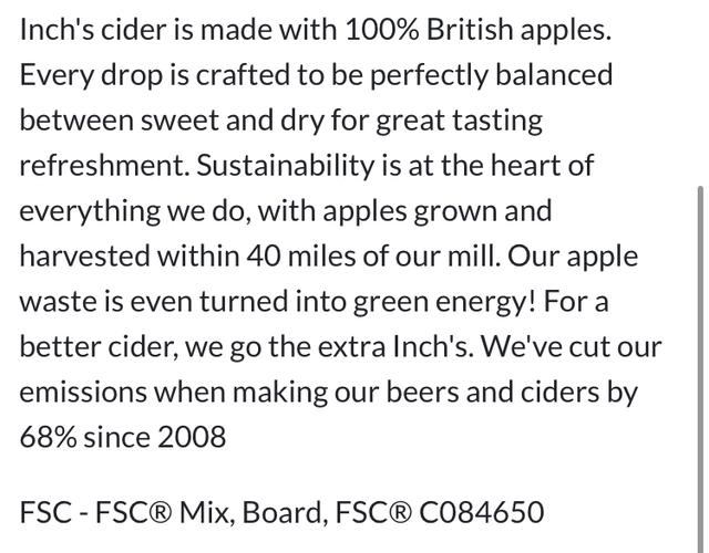 Inch's Medium Apple Cider 4x 440ml