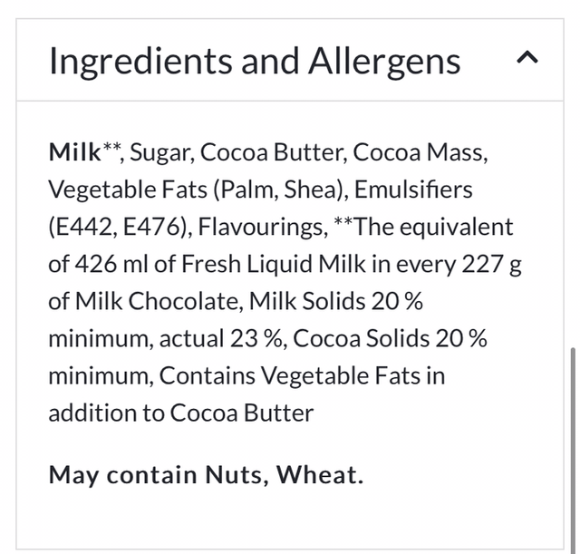 Cadbury Dairy Milk 95g 