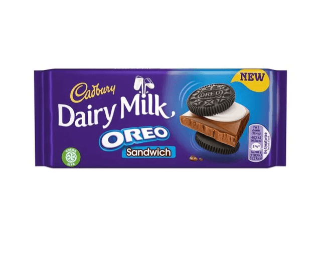 Cadbury Dairy Milk Oreo Sandwich 96g 