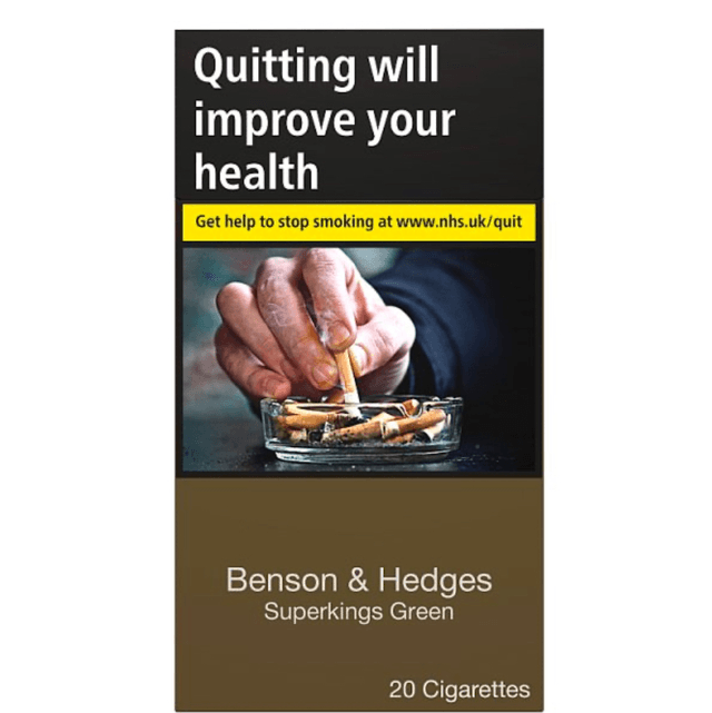 Benson &amp; Hedges Superkings Green 20 Cigarettes 18+ only 