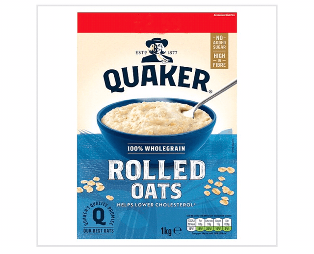 Quaker Rolled Porridge Oats 1kg 