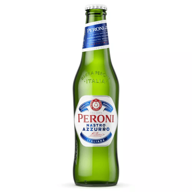 Peroni Nastro Azzurro Lager Beer Bottle 330ml