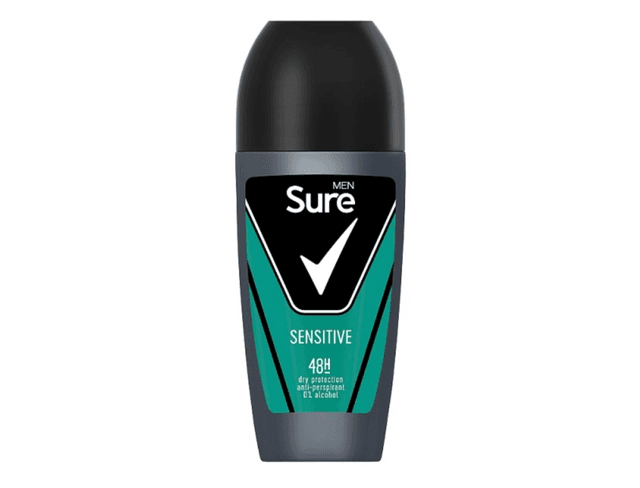 Anti perspirant, Sure Antiperspirant Roll On Sensitive 50 ml