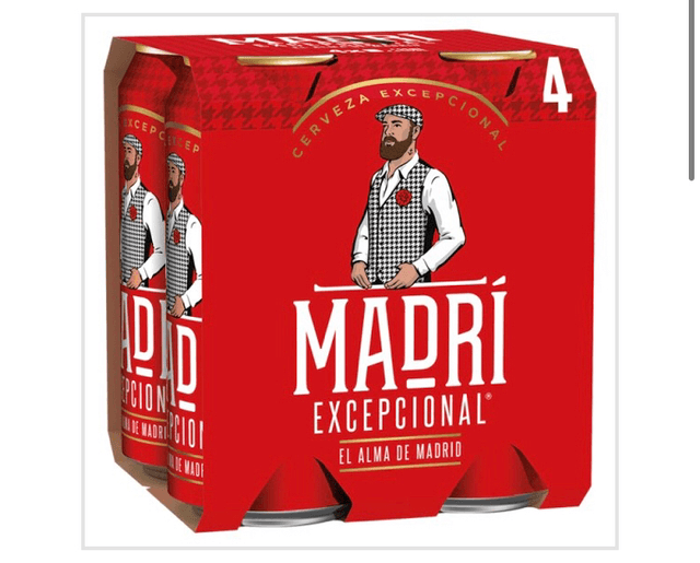 Madri Excepcional Lager 4 x 440ml