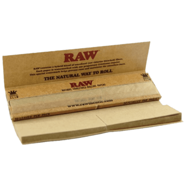 RAW Classic Connoisseur King Size Slim Rolling Papers &amp; Tips 18+ only