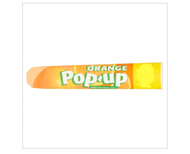 Orange pop up lolly