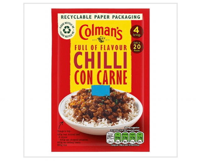 Colman&#039;s Chilli Con Carne Recipe Mix 50 g