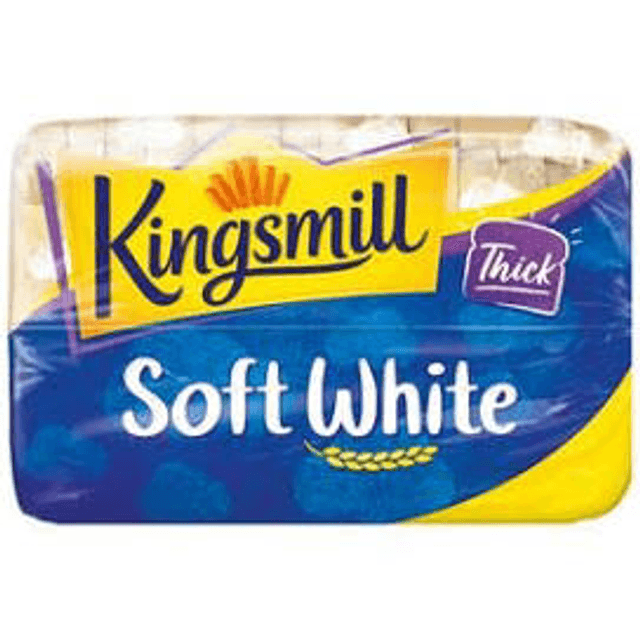 Kingsmill soft white thick bread 800g