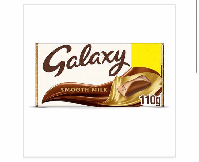 Galaxy Smooth Milk Chocolate Block Bar 110g