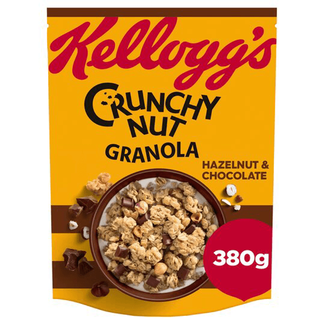 Kellogg&#039;s Crunchy Nut Granola Hazelnut &amp; Chocolate 380g