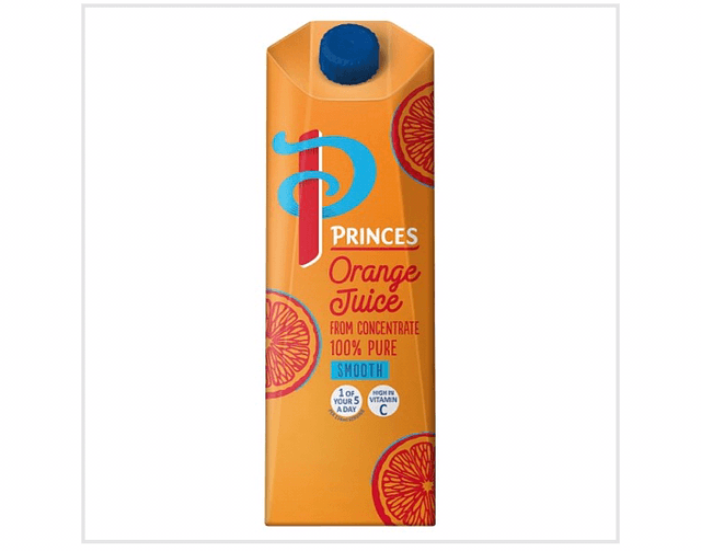 Princes Smooth Orange Juice from Concentrate 1 Litre